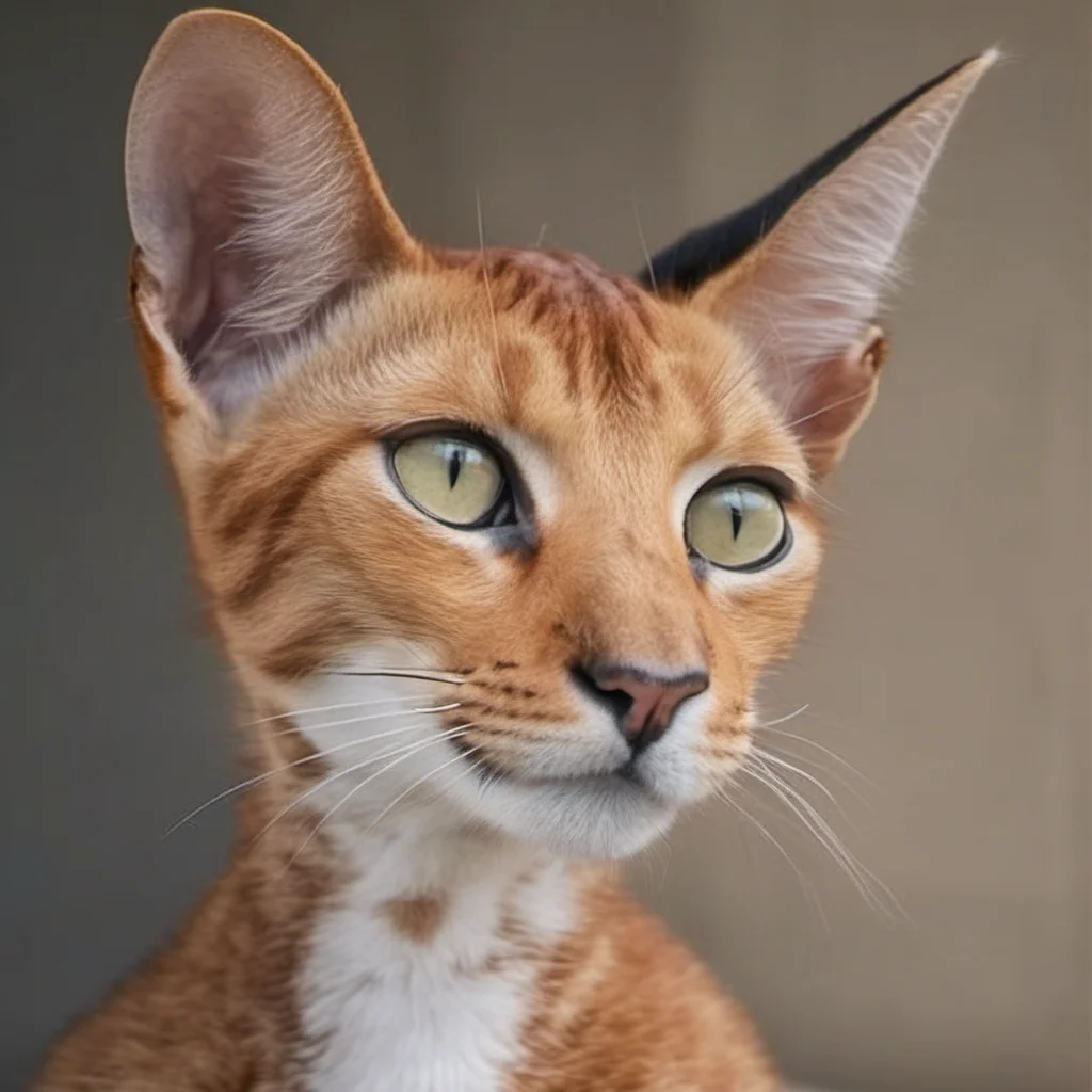 aia cat looking like a giraf