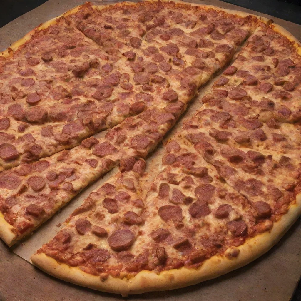 aia city made of pizza