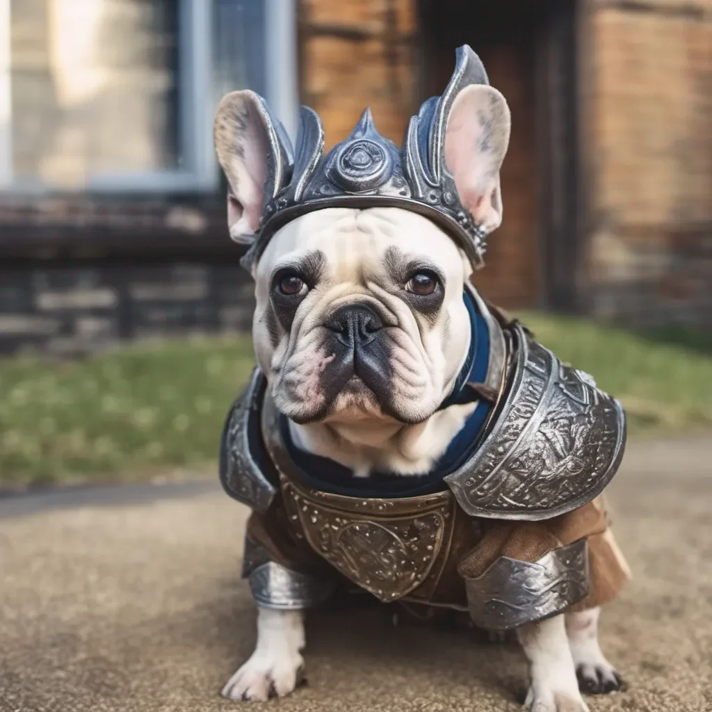 aia cosmic french bulldog dressed as a viking warrior after an epic battle amazing awesome portrait 2