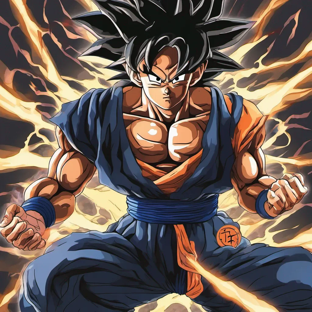 a dark transformation of goku