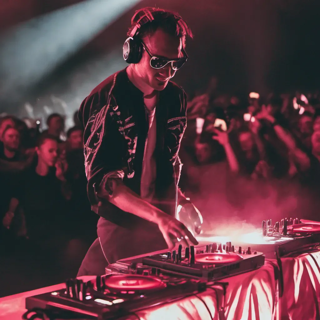 aia dj spinning on stage at an event called hell on earth good looking trending fantastic 1