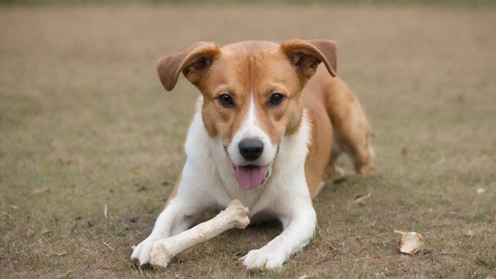 aia dog with bone wide