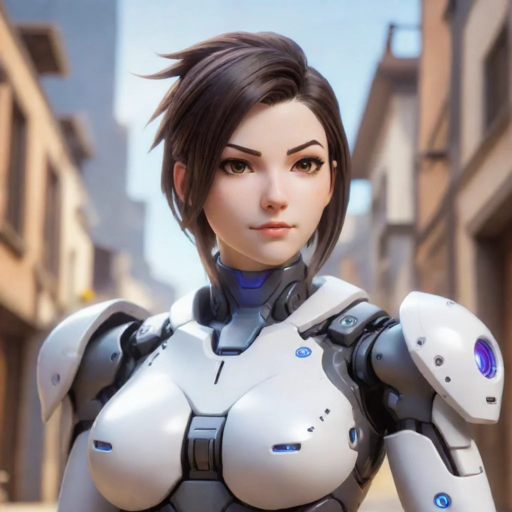aia female robot overwatch hero