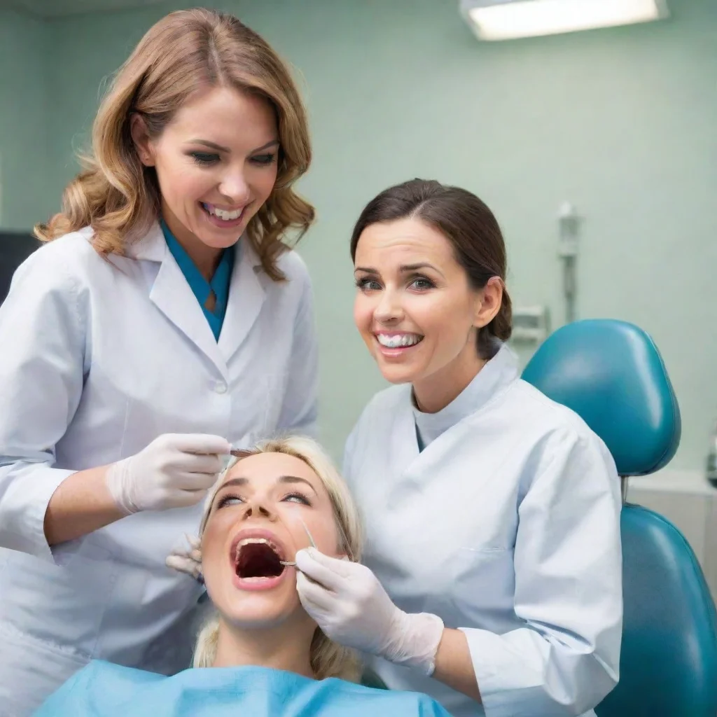 aia female sadistic dentist and a female patient drilling
