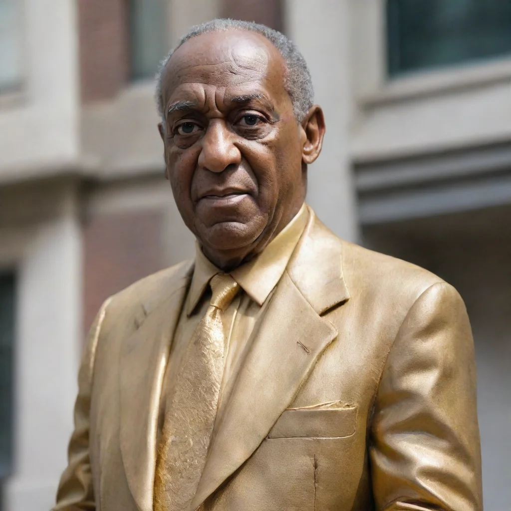 aia gold statue of bill cosby