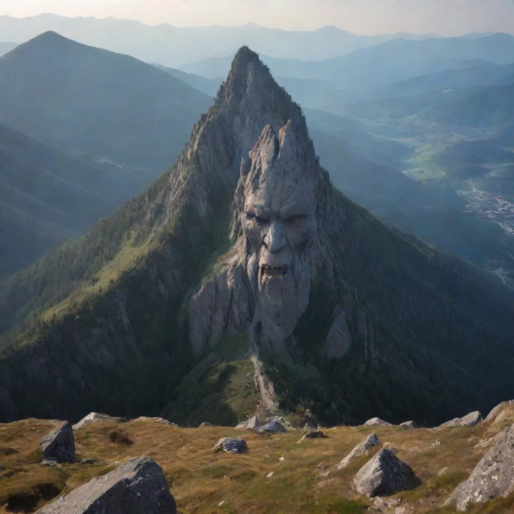 aia landscape of a mountain that looks like the devils head