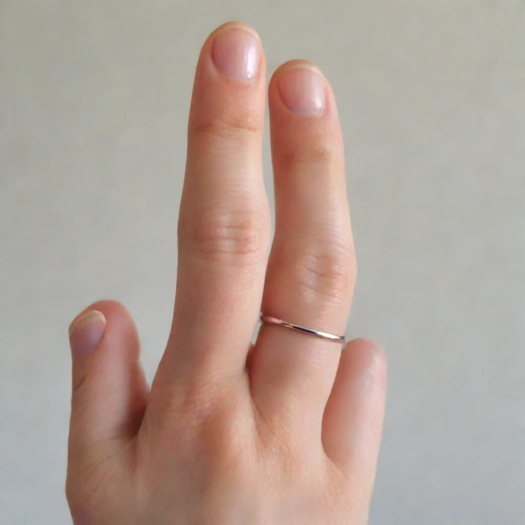 a lesbian finger 