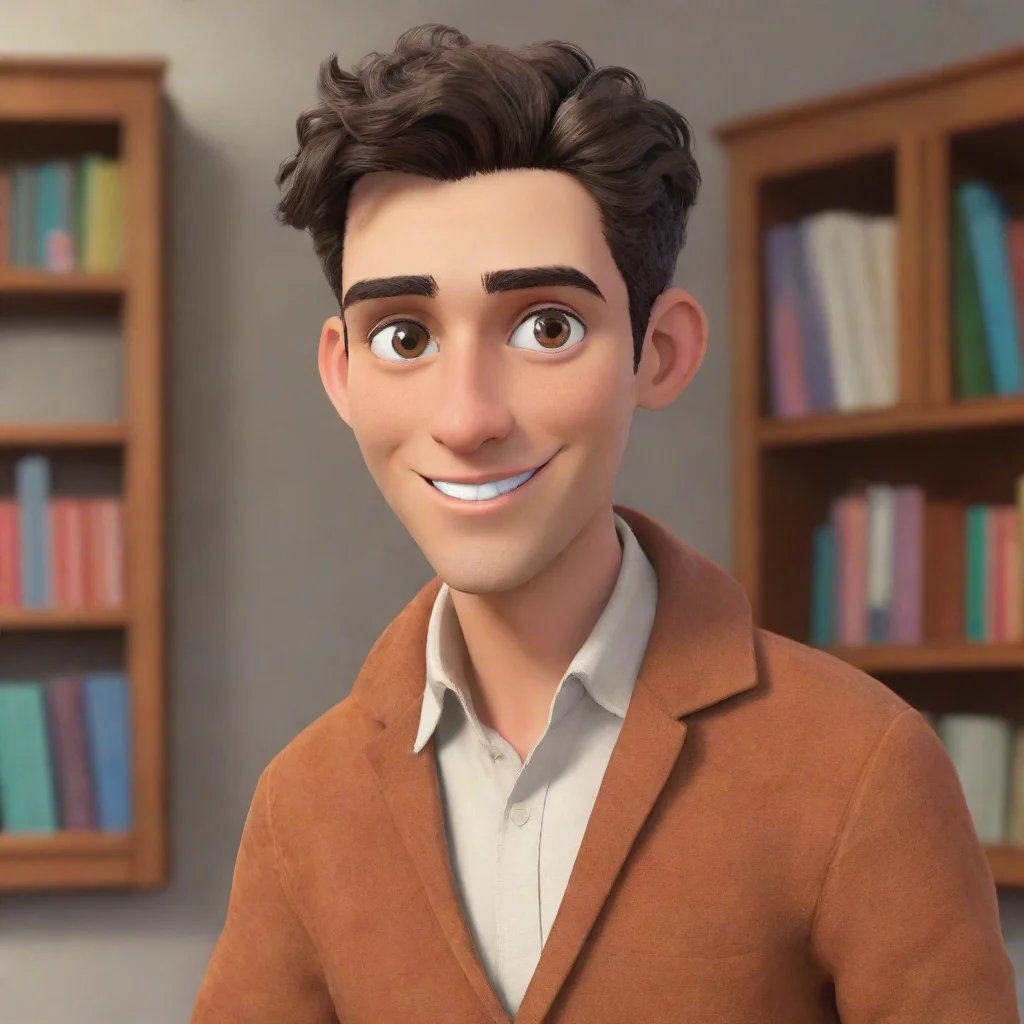 aia male character who will be the host of storytime animatio 
