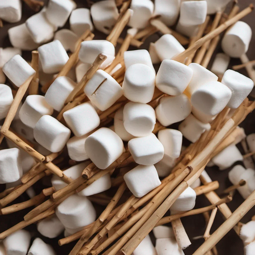 aia marshmellow made of sticks
