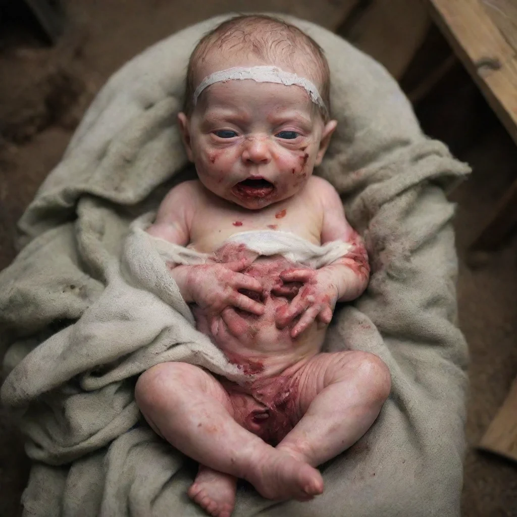 aia newborn baby in a zombie apocalypse
