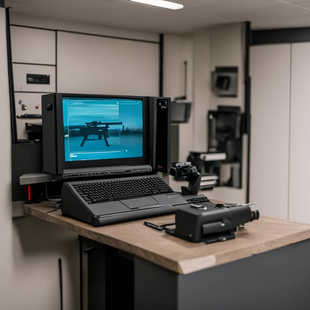a pc in a shooting range good looking trending fantastic 1