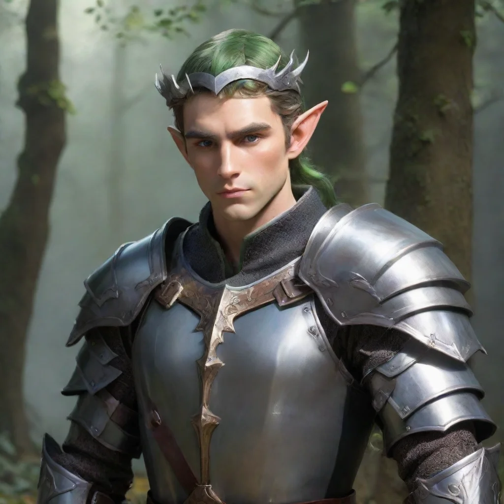 a picture of a elf knight