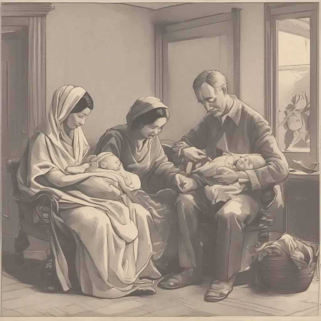 aia picture of parents and a new born