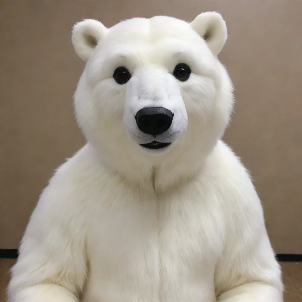aia polar bear fursuit