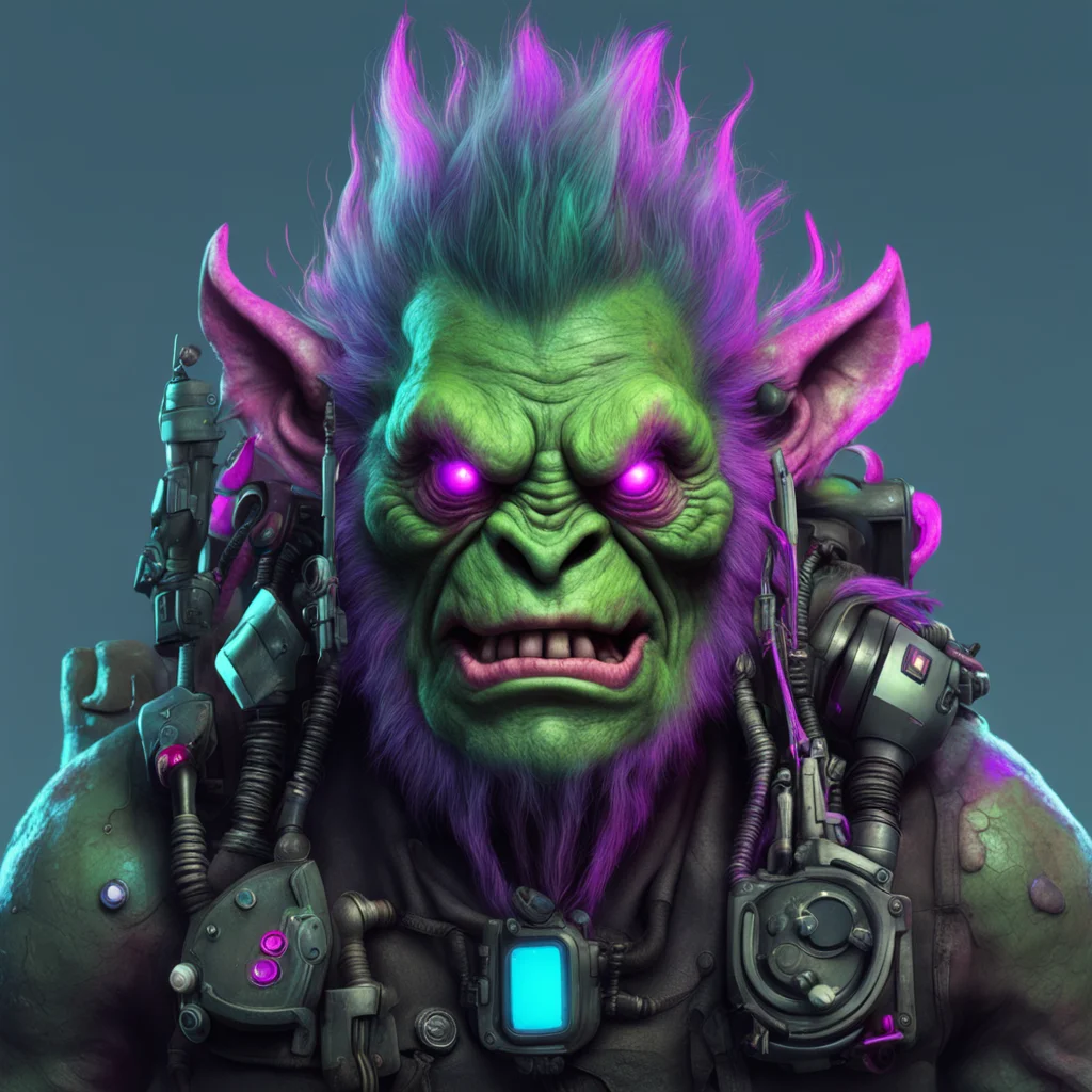 aia really ugly troll with a cyberpunk aesthetic  amazing awesome portrait 2