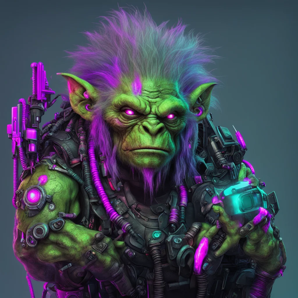 aia really ugly troll with a cyberpunk aesthetic  good looking trending fantastic 1