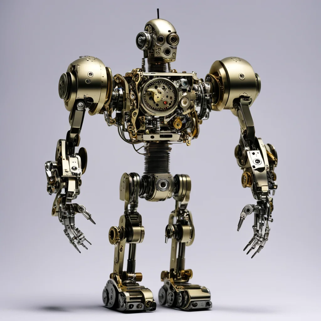 aia robot made with mechanical watch movement parts. good looking trending fantastic 1