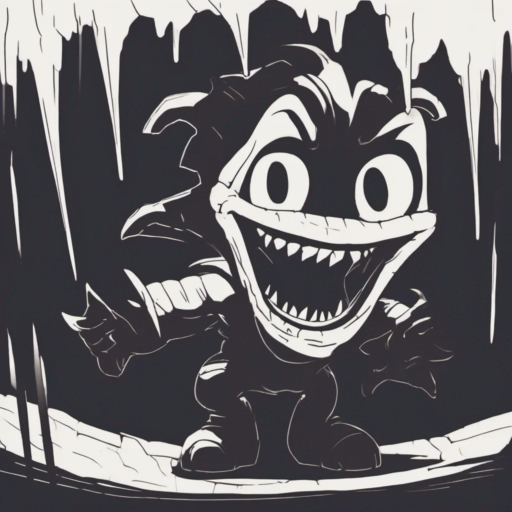 aia shadow with a visible sharptoothed grin