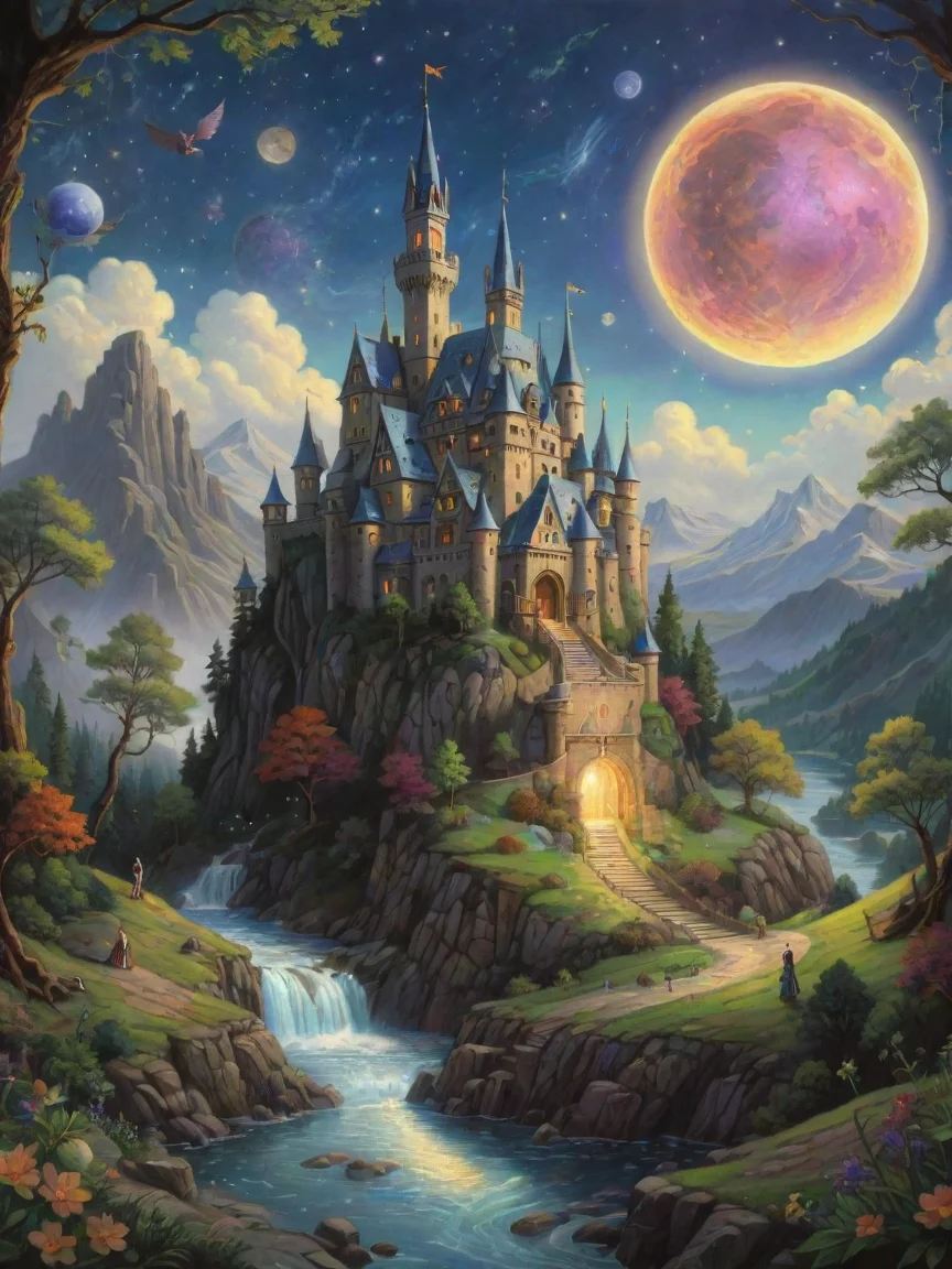 a wizard pondering an orb