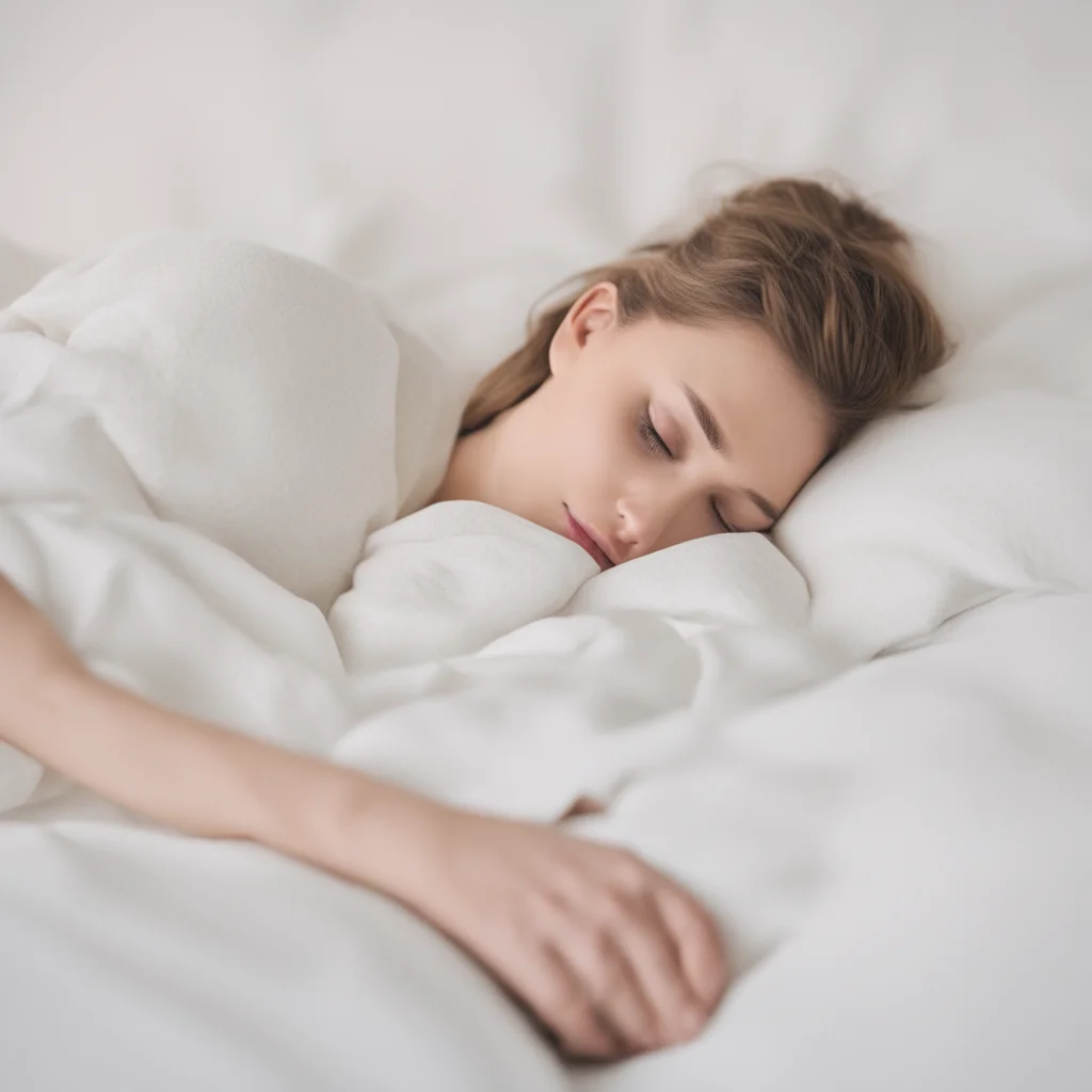 a woman is sleeping peacefully  amazing awesome portrait 2