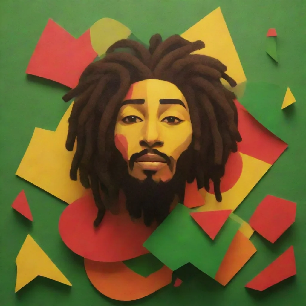 aiabstract reggae cover with shapes only