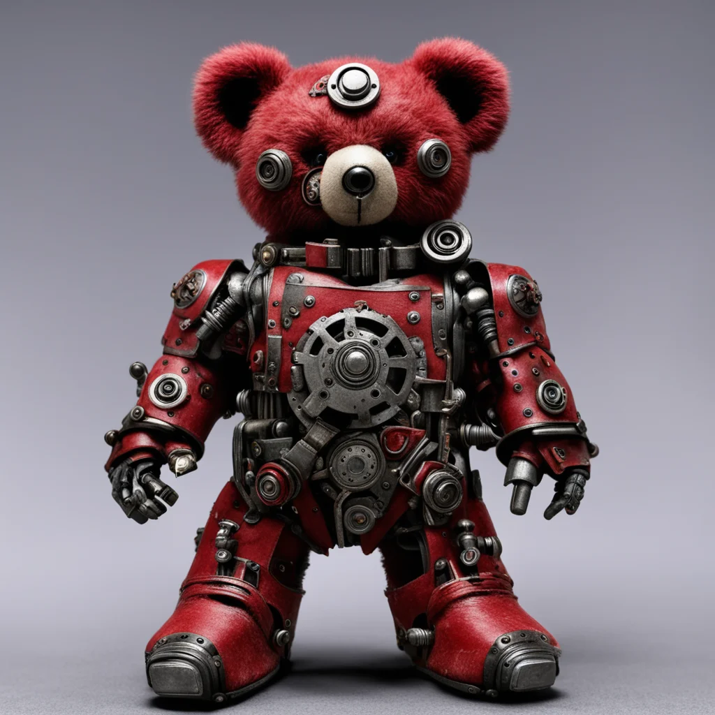 adeptus mechanicus teddy bear