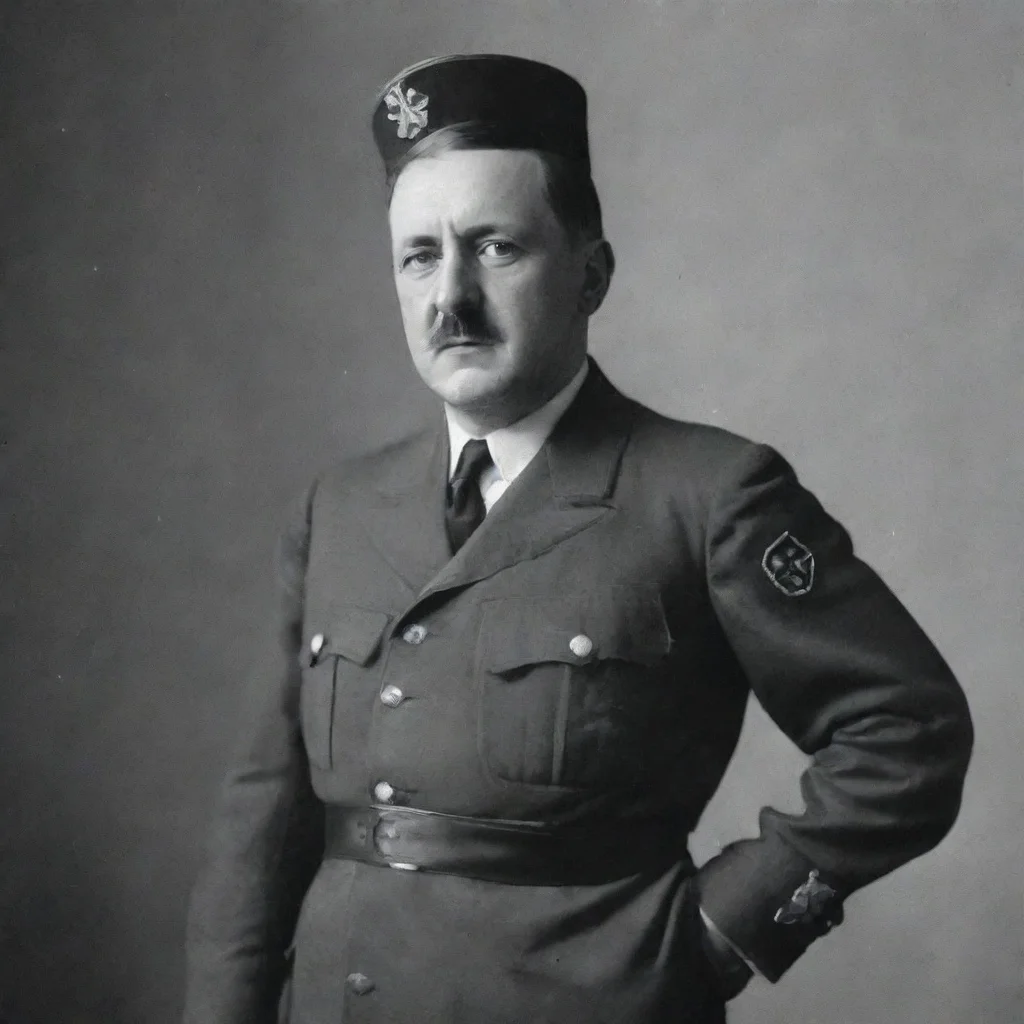 aiadolf hitler in costume 