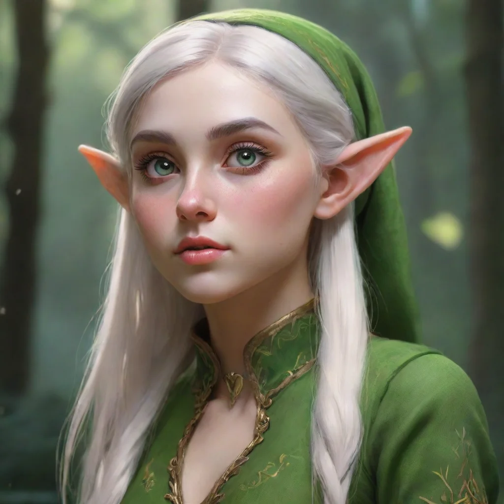 aiaesthetic character elf digital art
