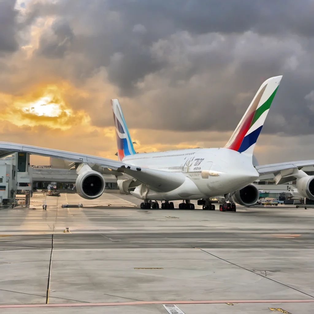 aiairbus a380 at gate in mia air8 amazing awesome portrait 2