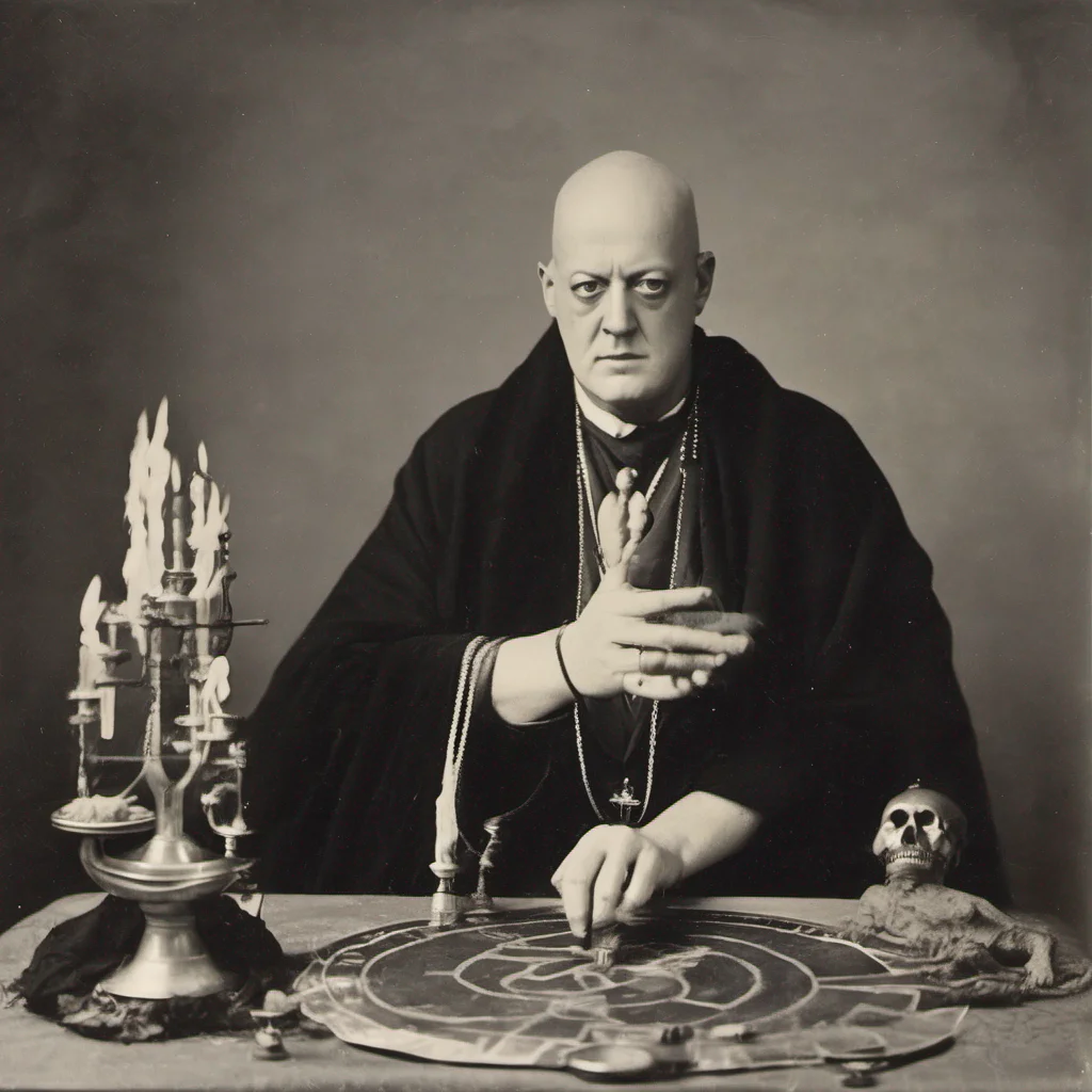 aialeister crowley magician ritual amazing awesome portrait 2