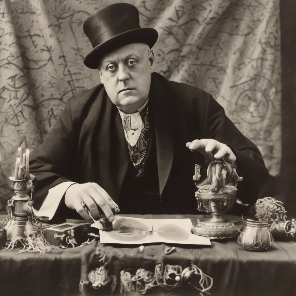 aialeister crowley magician ritual confident engaging wow artstation art 3