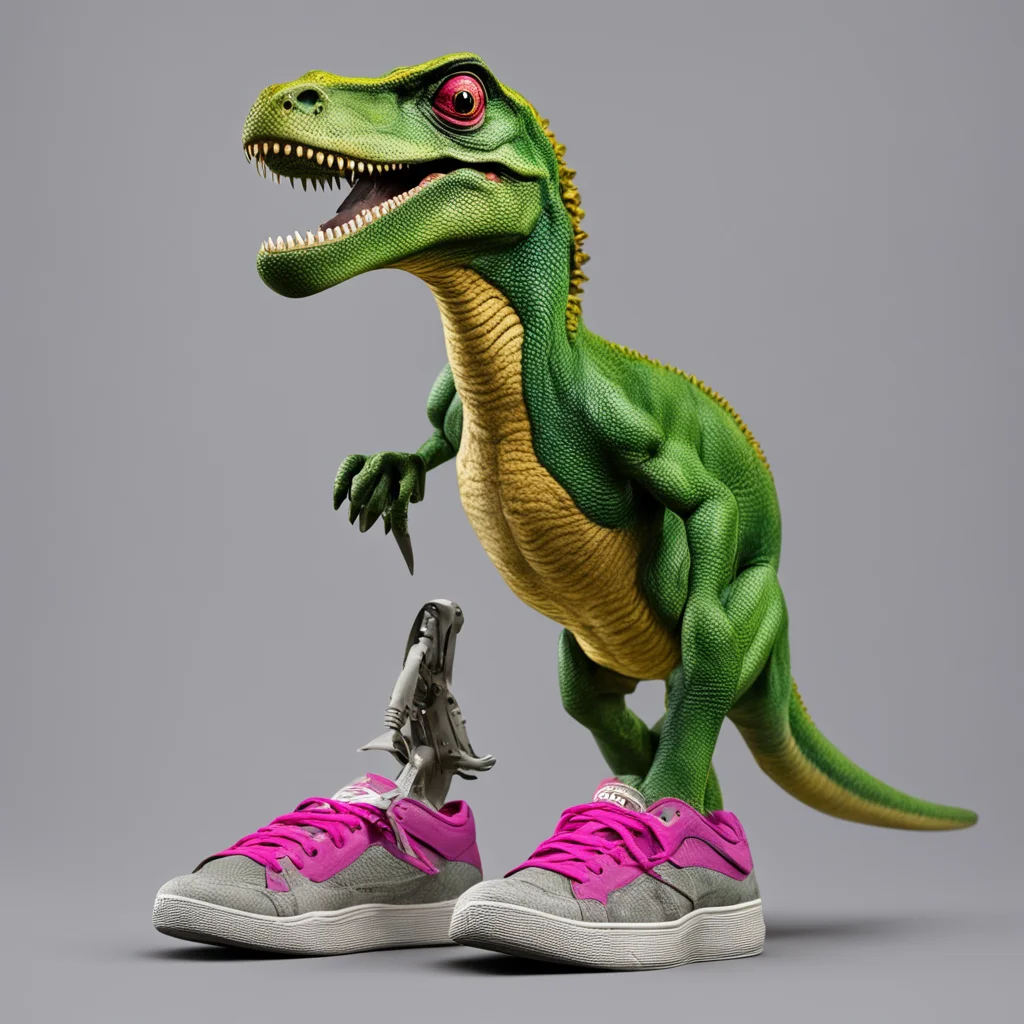 allosaurus with sneakers good looking trending fantastic 1