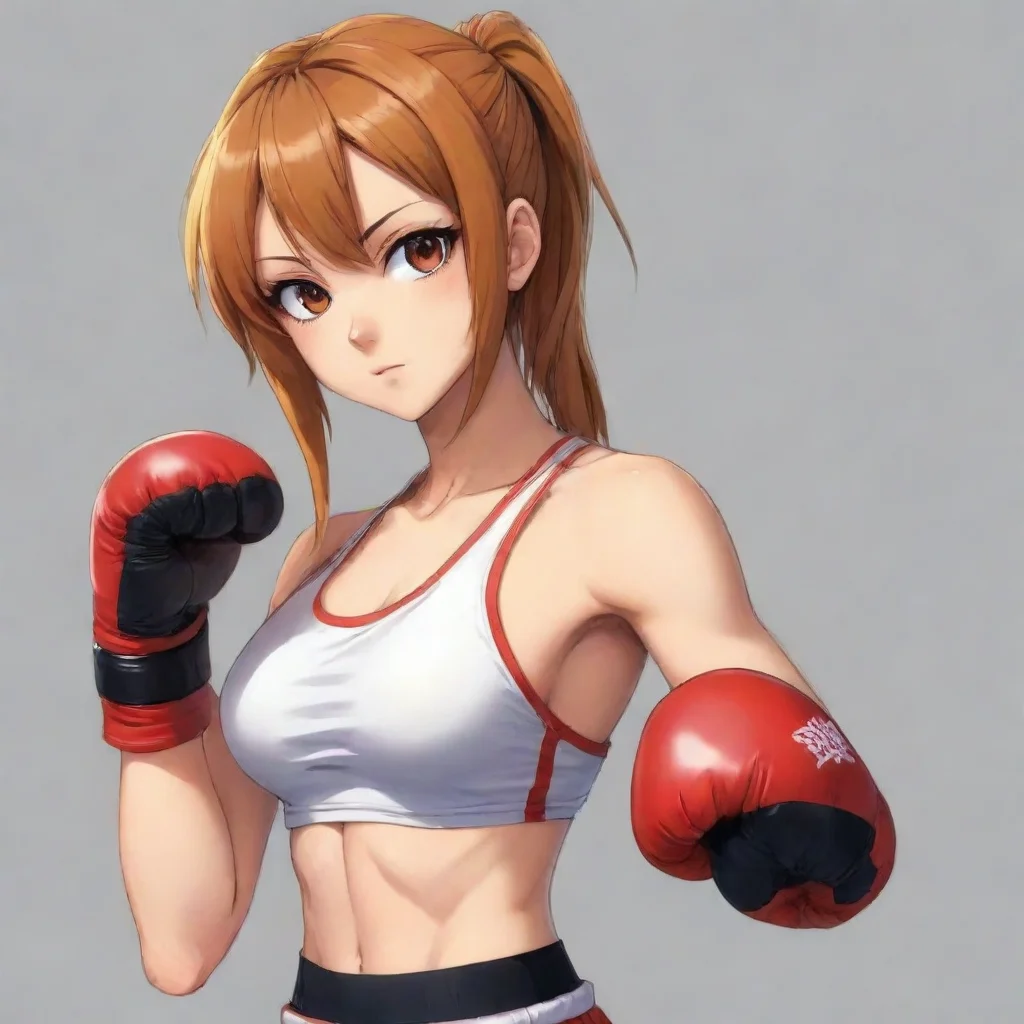 aiamazing  anime boxer girl awesome portrait 2
