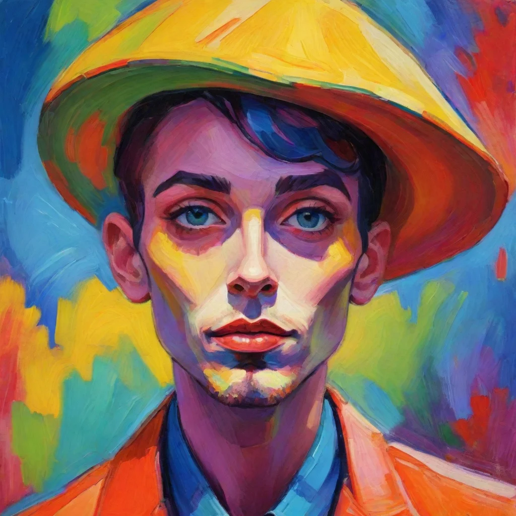 aiamazing  fauvist fantasy character portrait confidence stunning bold colorful wonderful  good looking trending fantastic 1 awesome portrait 2