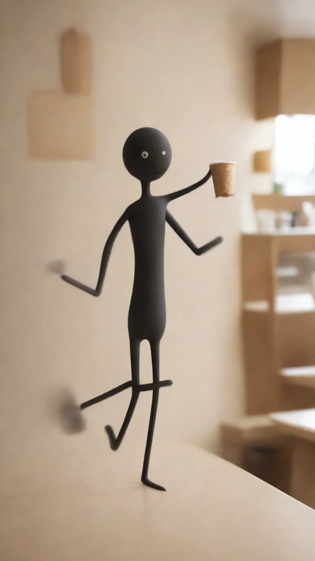 aiamazing  stickman tomando cafe awesome portrait 2 tall