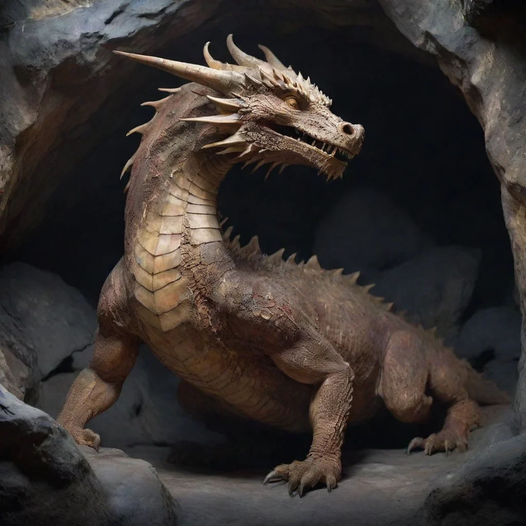 aiamazing 1000 year amazing epic dragon who was sealed in a cave awesome portrait 2