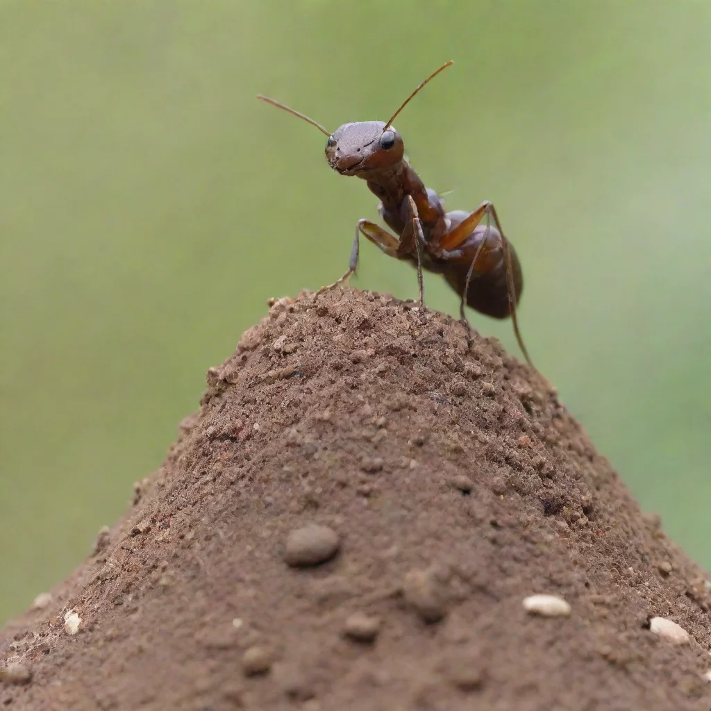 amazing a baby on a ant hill awesome portrait 2