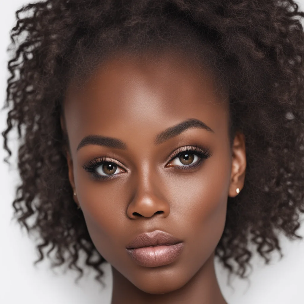 amazing a brown skin bimbo awesome portrait 2