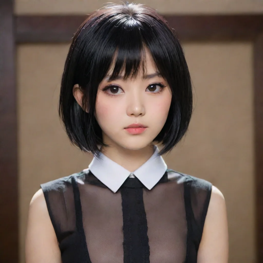 aiamazing a ethereal japanese female slave  collared black hair hd  awesome portrait 2
