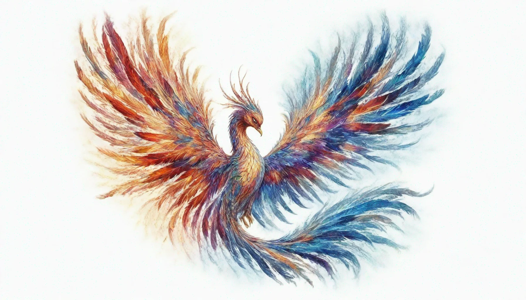 aiamazing a fractal phoenix flying through space awesome portrait 2