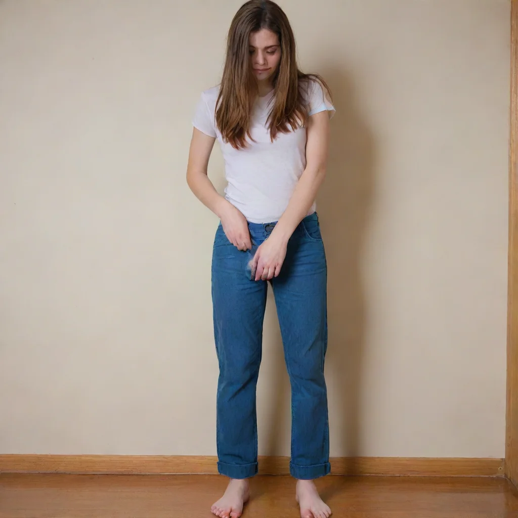 amazing a girl wetting her pants awesome portrait 2