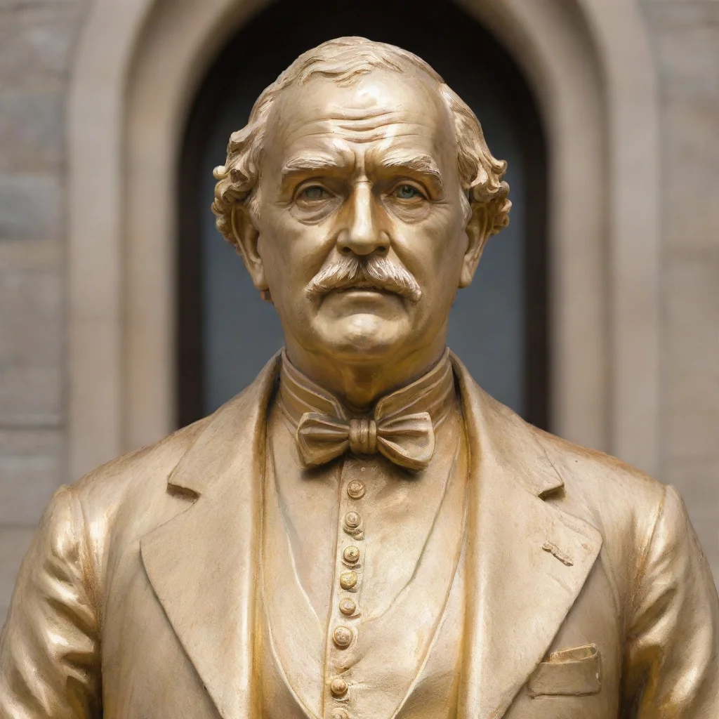 aiamazing a gold statue of paddy cornwall awesome portrait 2