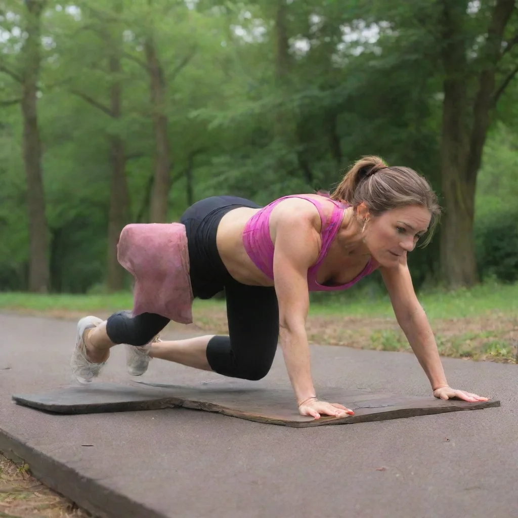 amazing a lady plank awesome portrait 2