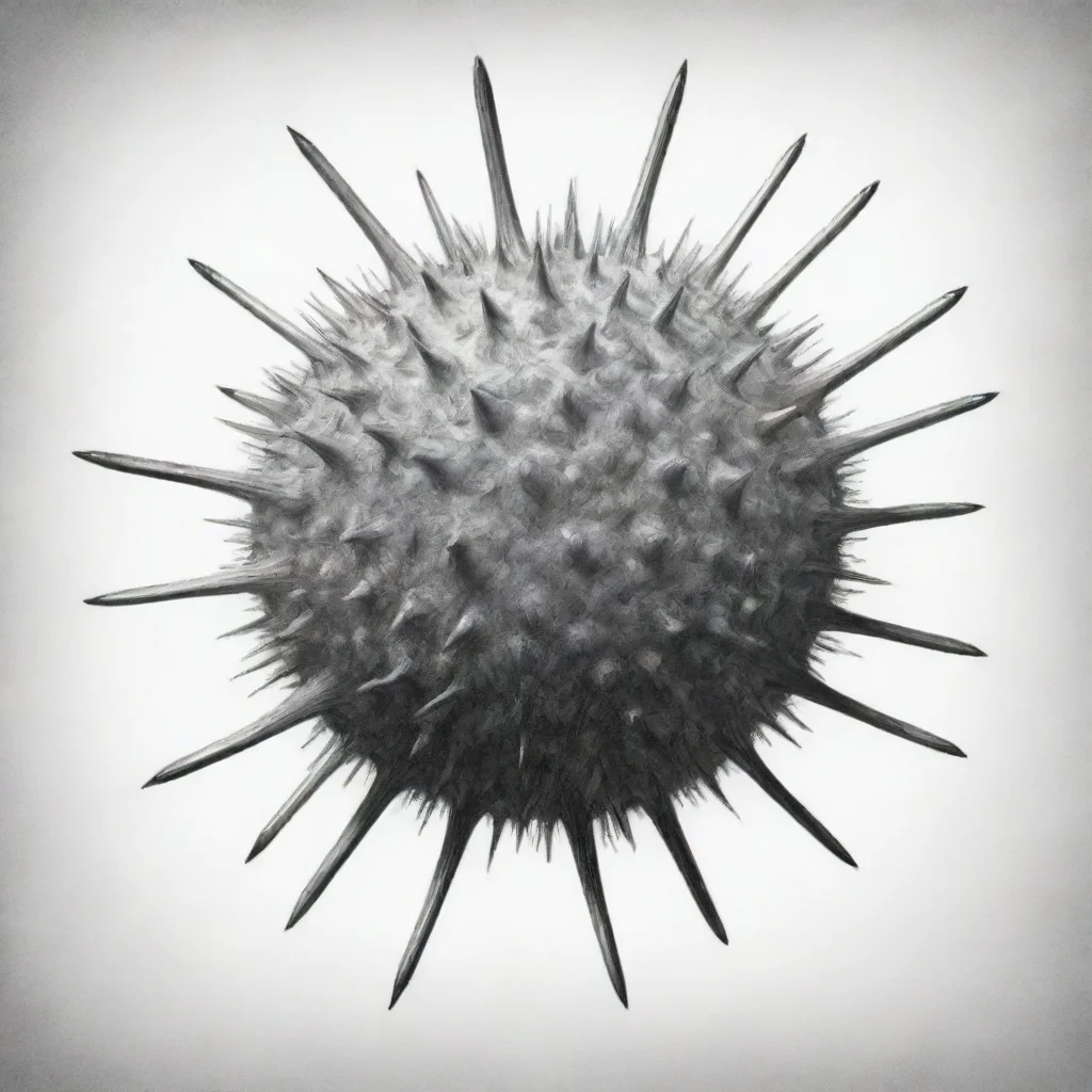 aiamazing a pencil sketch of a virus awesome portrait 2