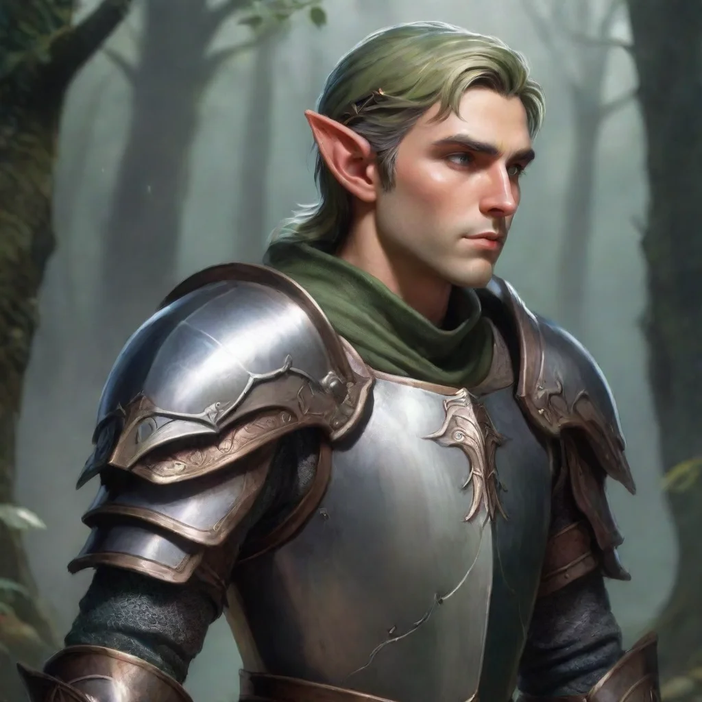 amazing a picture of a elf knight awesome portrait 2
