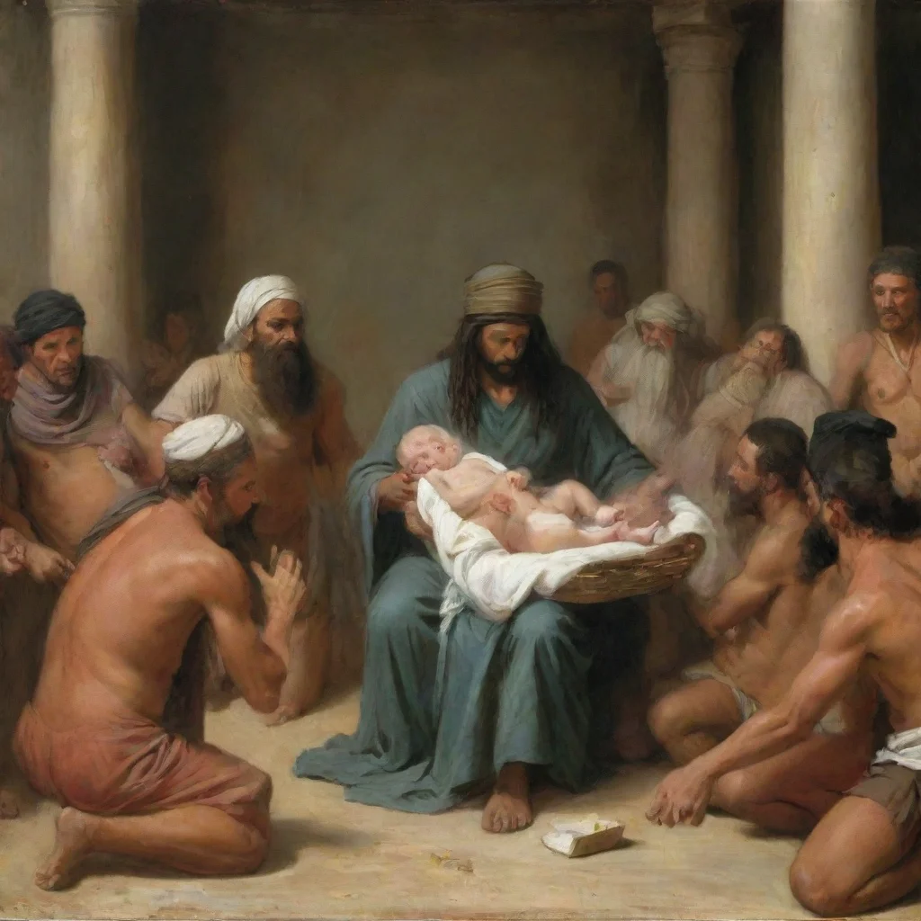 aiamazing a prisoner setting a newborn babylon awesome portrait 2