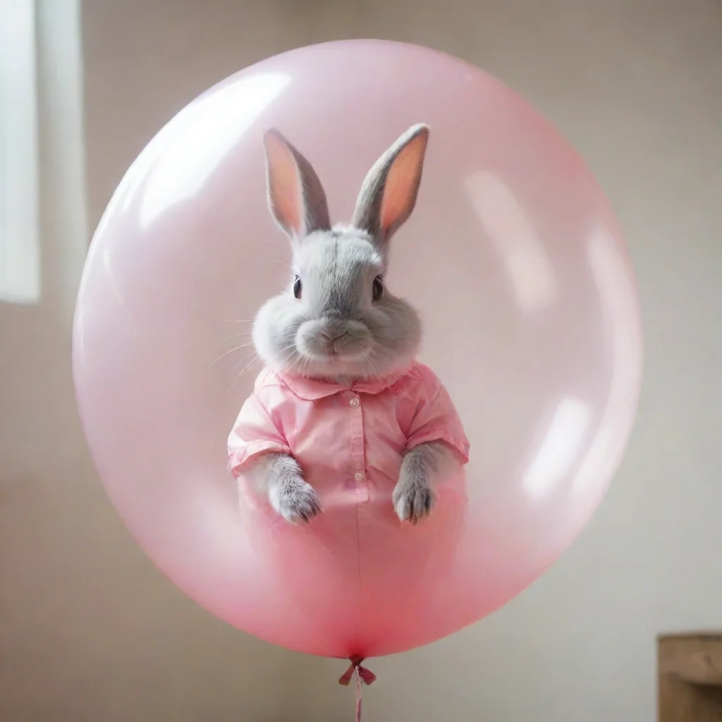 amazing a rabbit inside a rabbit inside a rabbit inside a balloon awesome portrait 2