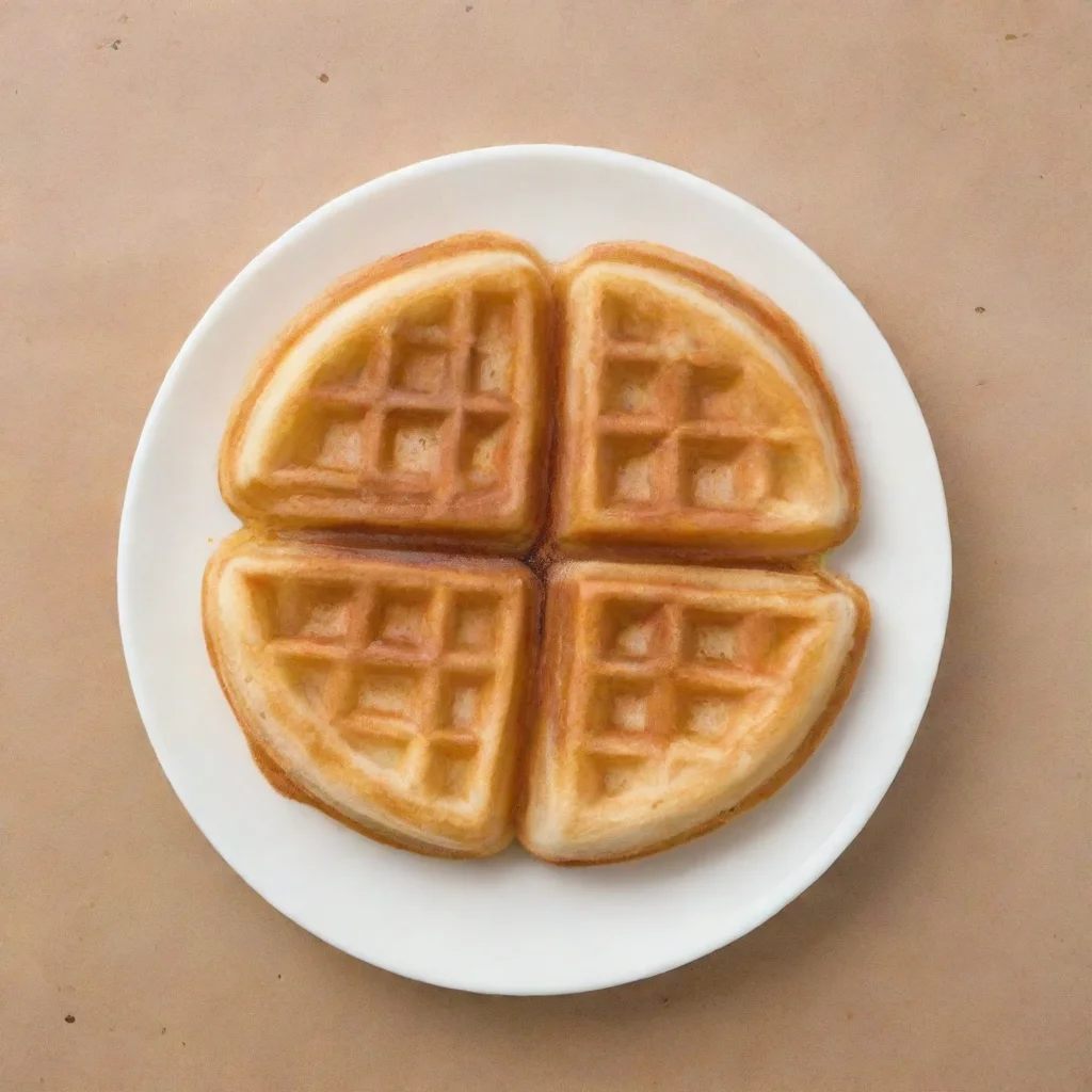 aiamazing a waffle with ta da logos awesome portrait 2