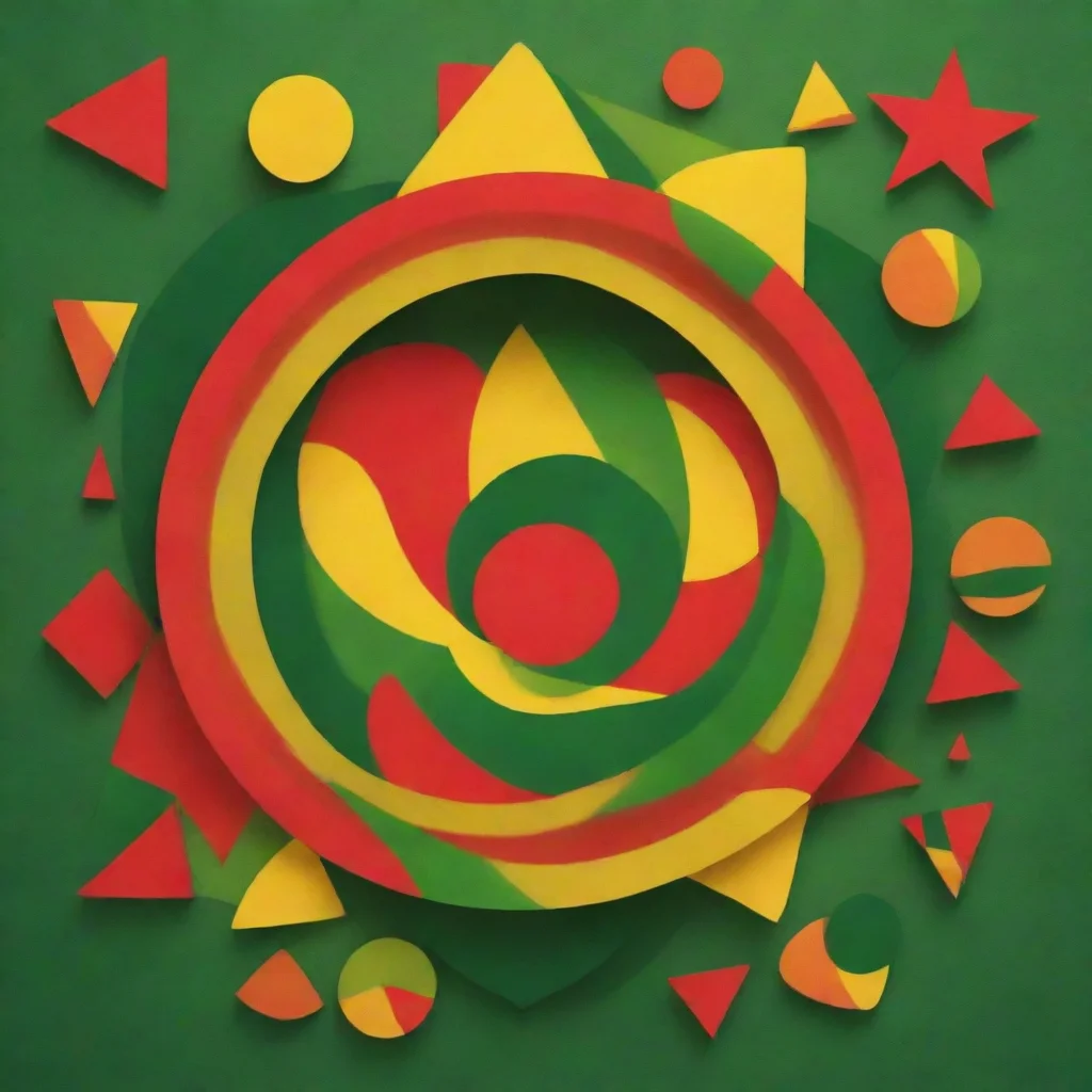 aiamazing abstract reggae cover with shapes only awesome portrait 2