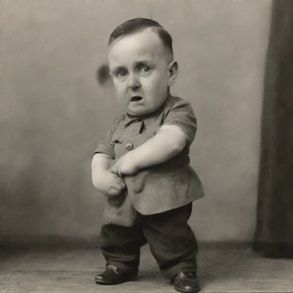 aiamazing adolf hitler midget awesome portrait 2